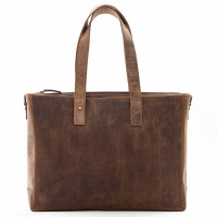 Plevier 563 Shopper Donker Bruin Hopper