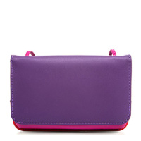 My Walit 5003 Full Flap Multi Comp Shoulder Clutch Sangria