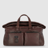 Piquadro AP BV5740 Harper Duffel Bag Dark Brown