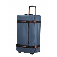 American Tourister Urban Track Duffle/Wheels M Coated Navy/Orange