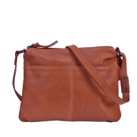 Saccoo 71041 Sava Schoudertas Cognac