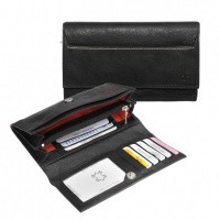 dR Amsterdam Damesportemonnee 78159 Zwart