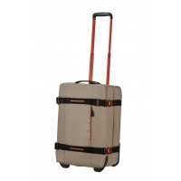 American Tourister Urban Track Duffle/Wheels S Coated Beige/Orange