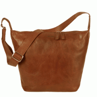 Saccoo Caracas 87136 Bonaire Schoudertas Cognac