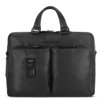 Piquadro AP CA4027 Harper Portfolio Briefcase Black