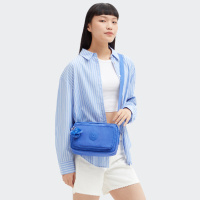 Kipling Schoudertas Abanu M Havana Blue