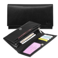 dR Amsterdam Damesportemonnee 2159 Zwart