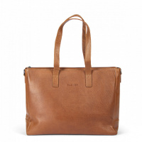 Plevier 363 Dames Business Schoudertas Cognac Agaat