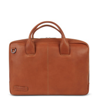 Plevier 156 Business Laptoptas Cognac Gherkin