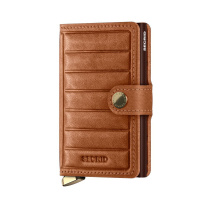 Secrid Premium Miniwallet Emboss Lines Cognac