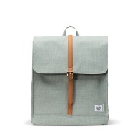Herschel Rugtas City Iceberg Green Crosshatch