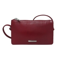 Claudio Ferrici 18903 Dames Schoudertas/Clutch Rood Classico