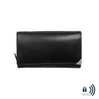 dR Amsterdam Damesportemonnee 15178 Zwart