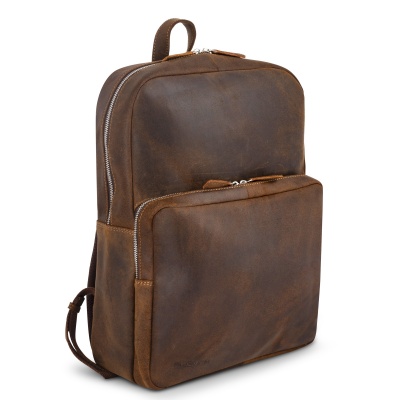 Foto van Plevier 40 Laptop Rugtas Donkerbruin Sheffield