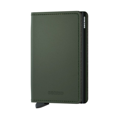 Foto van Secrid Slimwallet Matte Green Black