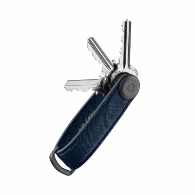 Foto van Orbitkey Saffiano Leather Sleutelhanger/Sleutelorganiser Oxford Navy
