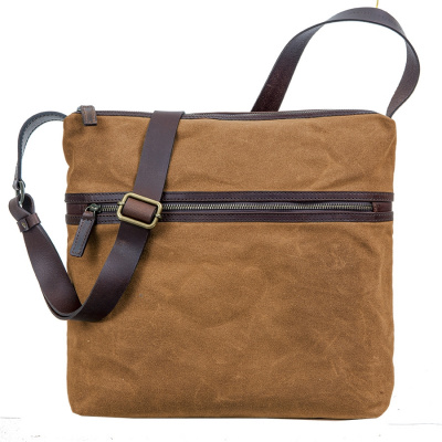Foto van Saccoo Canvas 44426 Barcelona Schoudertas Mustard