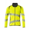 Afbeelding van MASCOT® Workwear Sweatshirt met rits | ACCELERATE SAFE | 17010 hi-vis geel/donkermarine | 19184-781
