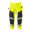 Afbeelding van MASCOT® Workwear Driekwart broek met spijkerzakken | ACCELERATE SAFE | 17010 hi-vis geel/donkermari