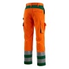 Afbeelding van MASCOT® Workwear Broek met kniezakken | SAFE COMPETE | 1403 hi-vis oranje/groen | 07179-860-1403