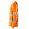 Afbeelding van MASCOT® Workwear T-shirt, met lange mouwen | ACCELERATE SAFE | 1433 hi-vis oranje/mosgroen | 19081-