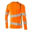 Afbeelding van MASCOT® Workwear T-shirt, met lange mouwen | ACCELERATE SAFE | 1433 hi-vis oranje/mosgroen | 19081-