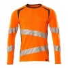 Afbeelding van MASCOT® Workwear T-shirt, met lange mouwen | ACCELERATE SAFE | 1433 hi-vis oranje/mosgroen | 19081-