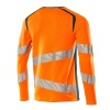 Afbeelding van MASCOT® Workwear T-shirt, met lange mouwen | ACCELERATE SAFE | 1444 hi-vis oranje/donkerpetrol | 19