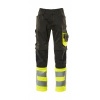 Afbeelding van MASCOT® Workwear Broek met kniezakken | SAFE SUPREME | 0917 zwart/hi-vis geel | 15679-860-0917
