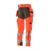 Afbeelding van MASCOT® Workwear Broek met spijkerzakken | ACCELERATE SAFE | 22218 hi-vis rood/donkerantraciet | 19