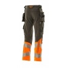 Afbeelding van MASCOT® Workwear Broek met spijkerzakken | ACCELERATE SAFE | 1814 donkerantraciet/hi-vis oranje | 1