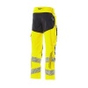 Afbeelding van MASCOT® Workwear Broek met kniezakken | ACCELERATE SAFE | 1709 hi-vis geel/zwart | 19579-236-1709