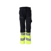 Afbeelding van MASCOT® Workwear Broek met kniezakken | ACCELERATE MULTISAFE | 01017 donkermarine/hi-vis geel | 211