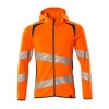 Afbeelding van MASCOT® Workwear Capuchontrui met rits | ACCELERATE SAFE | 1444 hi-vis oranje/donkerpetrol | 19284-