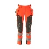 Afbeelding van MASCOT® Workwear Broek met spijkerzakken | ACCELERATE SAFE | 22218 hi-vis rood/donkerantraciet | 19
