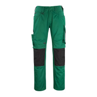 MASCOT® Workwear Werkbroek met kniezakken | UNIQUE | 0309 groen/zwart | 12179-203-0309