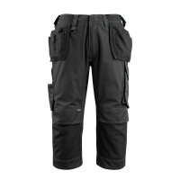 MASCOT® Workwear Driekwart Werkbroek met spijkerzakken | UNIQUE | 09 zwart | 14449-442-09