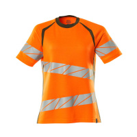 MASCOT® Workwear T-shirt | ACCELERATE SAFE | 1433 hi-vis oranje/mosgroen | 19092-771-1433