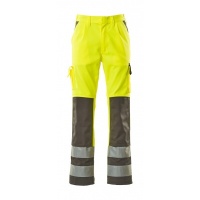 MASCOT® Workwear Broek met kniezakken | SAFE COMPETE | 17888 hi-vis geel/antraciet | 07179-470-1788
