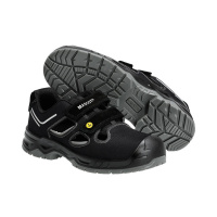 MASCOT® Workwear Veiligheidssandalen | FOOTWEAR FLEX | 09880 Zwart/Zilver | F0100-910-09880