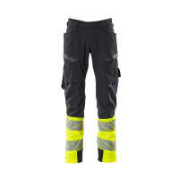 MASCOT® Workwear Werkbroek met dijbeenzakken | ACCELERATE SAF | 01017 donkermarine/hi-vis geel | 193