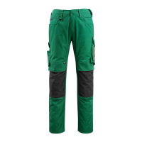 MASCOT® Workwear Werkbroek met kniezakken | UNIQUE | 0309 groen/zwart | 12679-442-0309