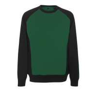 MASCOT® Workwear Sweatshirt | UNIQUE | 0309 groen/zwart | 50570-962-0309