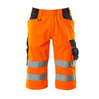 MASCOT® Workwear Shorts, lange | SAFE SUPREME | 14010 hi-vis oranje/donkermarine | 15549-860-14010