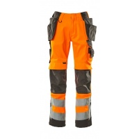 MASCOT® Workwear Broek met spijkerzakken | SAFE SUPREME | 1418 hi-vis oranje/donkerantraciet | 1553