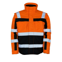 MASCOT® Workwear Winterjas | SAFE COMPETE | 141 hi-vis oranje/marine | 09335-880-141