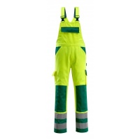 MASCOT® Workwear Amerikaanse overall met kniezakken | SAFE COMPETE | 1703 hi-vis geel/groen | 07169