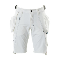 MASCOT® Workwear Shorts met spijkerzakken | ADVANCED | 06 wit | 17149-311-06