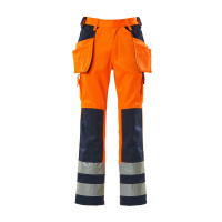MASCOT® Workwear Werkbroek met spijkerzakken | SAFE COMPETE | 141 hi-vis oranje/marine | 09131-860-1