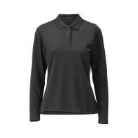 MASCOT® Workwear Poloshirt, met lange mouwen | CROSSOVER | 90 diepzwart | 26093-961-90
